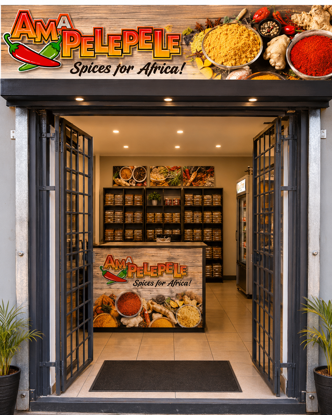 The AmaPelepele spice range